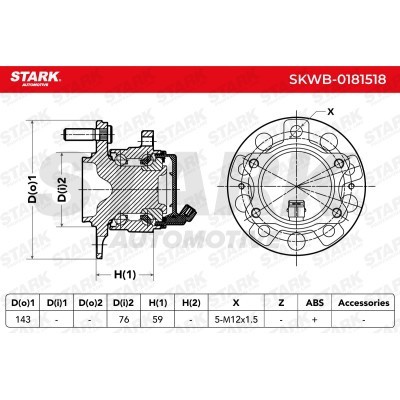 Łożysko Koła Stark SKWB-0181518 SKWB-0181518 - foto 7