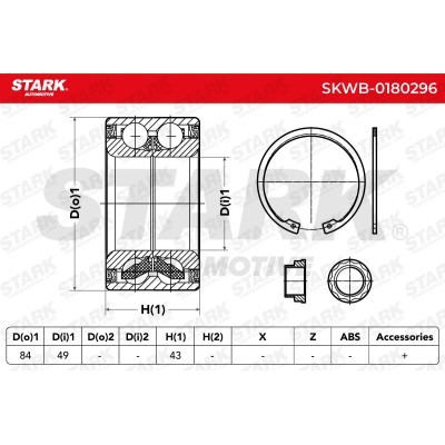 Łożysko Koła Stark SKWB-0180296 SKWB-0180296 - foto 2