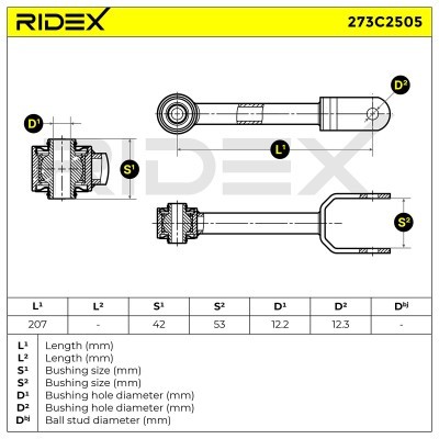 Wahacz RIDEX 273C2505 273C2505 - foto 7