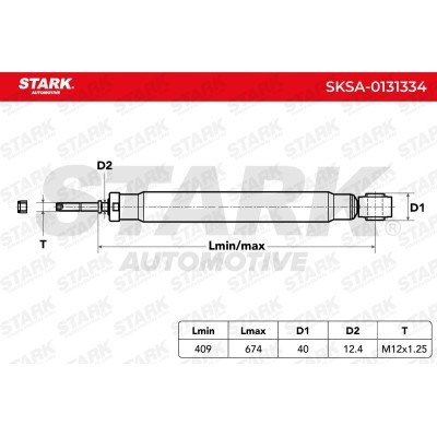 Amortyzator Stark SKSA-0131334 SKSA-0131334 - foto 3