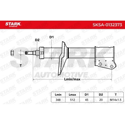 Amortyzator Stark SKSA-0132373 SKSA-0132373 - foto 3