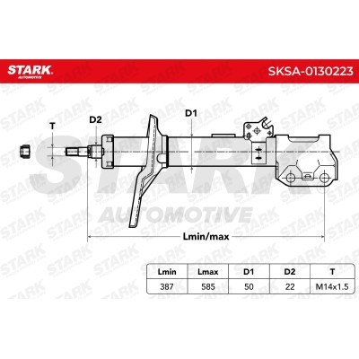 Amortyzator Stark SKSA-0130223 SKSA-0130223 - foto 3