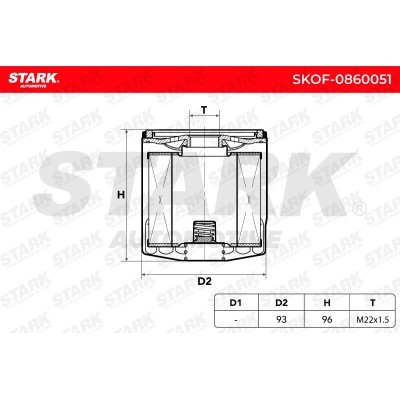 Filtr Oleju Stark SKOF-0860051 SKOF-0860051 - foto 5