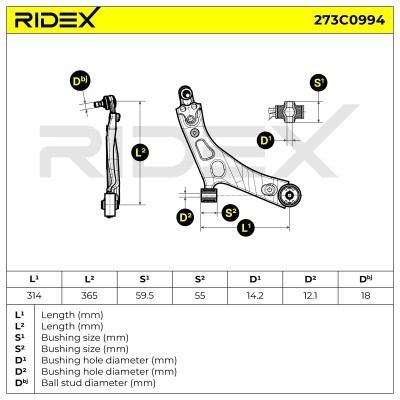Wahacz RIDEX 273C0994 273C0994 - foto 5