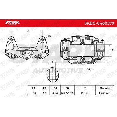 Zacisk Hamulcowy Stark SKBC-0460379 SKBC-0460379 - foto 6