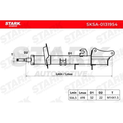 Amortyzator Stark SKSA-0131954 SKSA-0131954 - foto 3