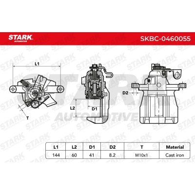 Zacisk Hamulcowy Stark SKBC-0460055 SKBC-0460055 - foto 4
