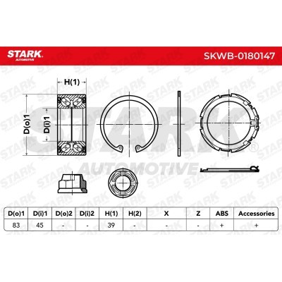 Łożysko Koła Stark SKWB-0180147 SKWB-0180147 - foto 7