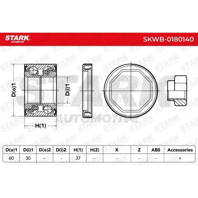 Łożysko Koła Stark SKWB-0180140 SKWB-0180140 - foto 2