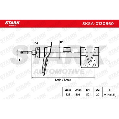 Amortyzator Stark SKSA-0130860 SKSA-0130860 - foto 3