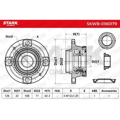 Łożysko Koła Stark SKWB-0180179 SKWB-0180179 - foto 6