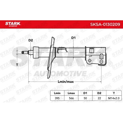 Amortyzator Stark SKSA-0130209 SKSA-0130209 - foto 3