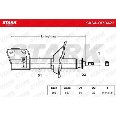 Amortyzator Stark SKSA-0130422 SKSA-0130422 - foto 3