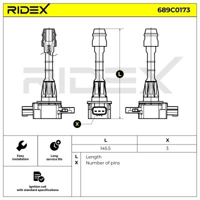 Cewka Zapłonowa RIDEX 689C0173 689C0173 - foto 6