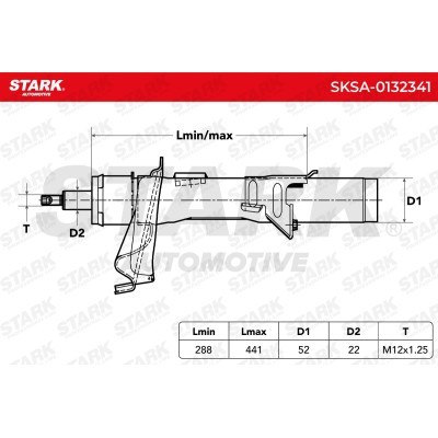 Amortyzator Stark SKSA-0132341 SKSA-0132341 - foto 6