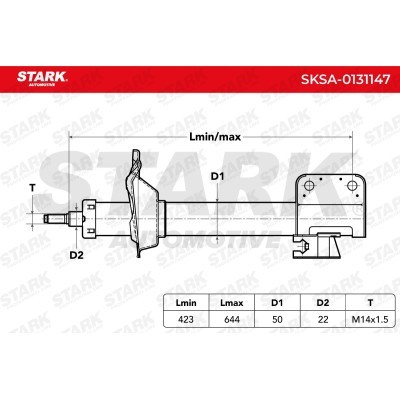Amortyzator Stark SKSA-0131147 SKSA-0131147 - foto 3