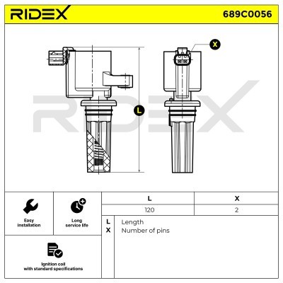 Cewka Zapłonowa RIDEX 689C0056 689C0056 - foto 4