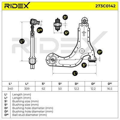 Wahacz RIDEX 273C0142 273C0142 - foto 5
