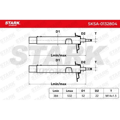 Amortyzator Stark SKSA-0132804 SKSA-0132804 - foto 7