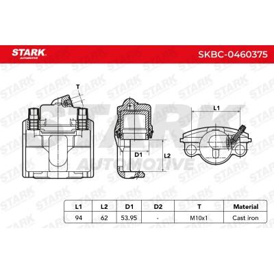 Zacisk Hamulcowy Stark SKBC-0460375 SKBC-0460375 - foto 7