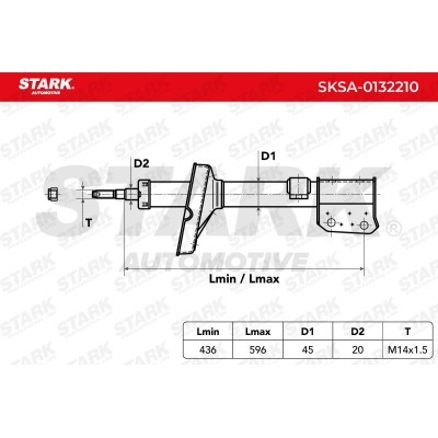 Amortyzator Stark SKSA-0132210 SKSA-0132210 - foto 6