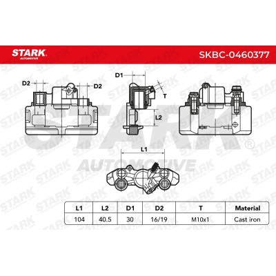 Zacisk Hamulcowy Stark SKBC-0460377 SKBC-0460377 - foto 9