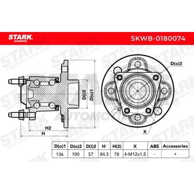 Łożysko Koła Stark SKWB-0180074 SKWB-0180074 - foto 3