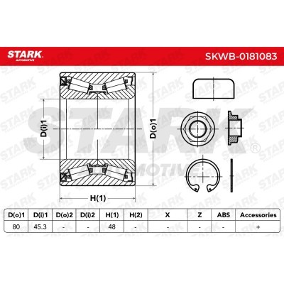Łożysko Koła Stark SKWB-0181083 SKWB-0181083 - foto 3