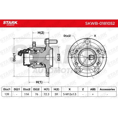 Łożysko Koła Stark SKWB-0181052 SKWB-0181052 - foto 6
