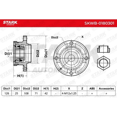Łożysko Koła Stark SKWB-0180301 SKWB-0180301 - foto 3