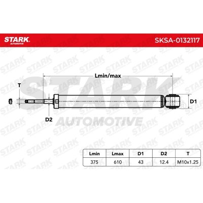 Amortyzator Stark SKSA-0132117 SKSA-0132117 - foto 3