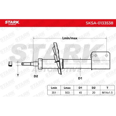Amortyzator Stark SKSA-0133538 SKSA-0133538 - foto 6