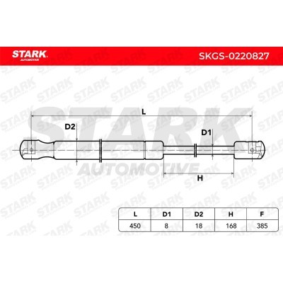 Amortyzator Pokrywy Bagażnika Stark SKGS-0220827 SKGS-0220827 - foto 5