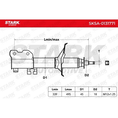 Amortyzator Stark SKSA-0131771 SKSA-0131771 - foto 2