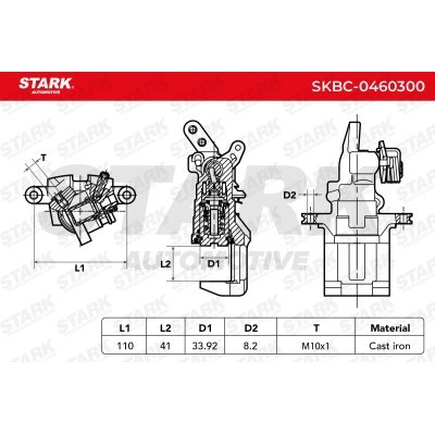 Zacisk Hamulcowy Stark SKBC-0460300 SKBC-0460300 - foto 7