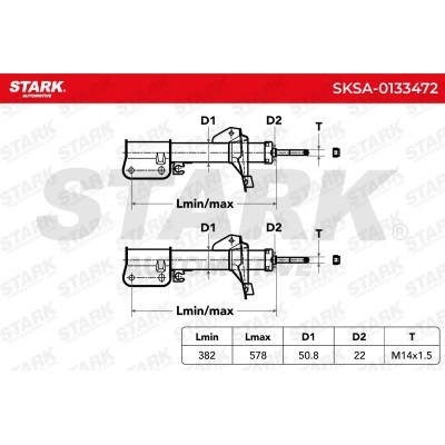 Amortyzator Stark SKSA-0133472 SKSA-0133472 - foto 4