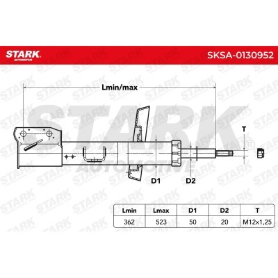 Amortyzator Stark SKSA-0130952 SKSA-0130952 - foto 3
