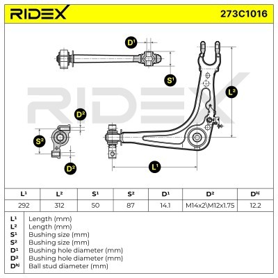 Wahacz RIDEX 273C1016 273C1016 - foto 6