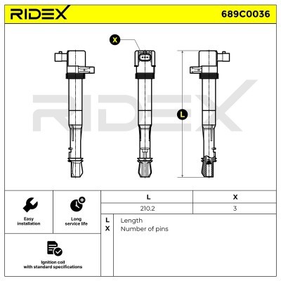 Cewka Zapłonowa RIDEX 689C0036 689C0036 - foto 4