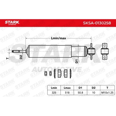 Amortyzator Stark SKSA-0130258 SKSA-0130258 - foto 3