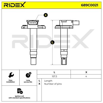 Cewka Zapłonowa RIDEX 689C0021 689C0021 - foto 4