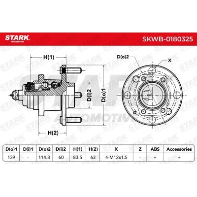 Łożysko Koła Stark SKWB-0180325 SKWB-0180325 - foto 4