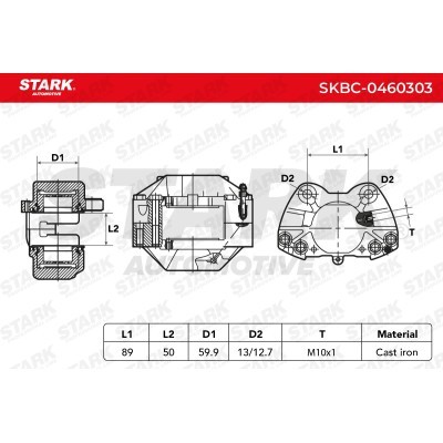 Zacisk Hamulcowy Stark SKBC-0460303 SKBC-0460303 - foto 6