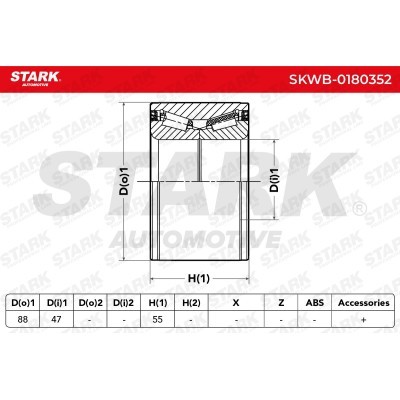 Łożysko Koła Stark SKWB-0180352 SKWB-0180352 - foto 2