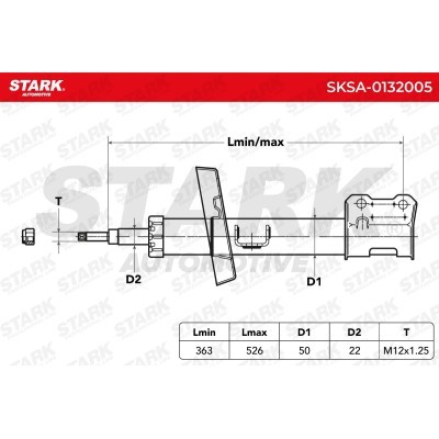 Amortyzator Stark SKSA-0132005 SKSA-0132005 - foto 3