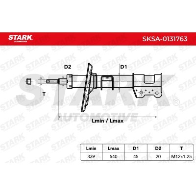 Amortyzator Stark SKSA-0131763 SKSA-0131763 - foto 3