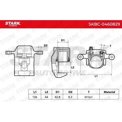 Zacisk Hamulcowy Stark SKBC-0460829 SKBC-0460829 - foto 6