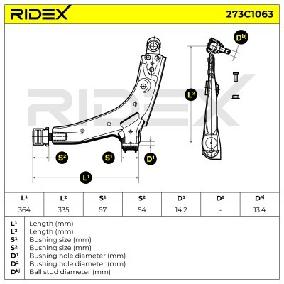 Wahacz RIDEX 273C1063 273C1063 - foto 6