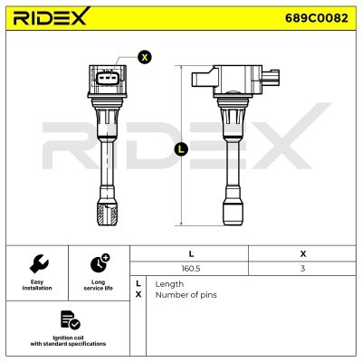 Cewka Zapłonowa RIDEX 689C0082 689C0082 - foto 4