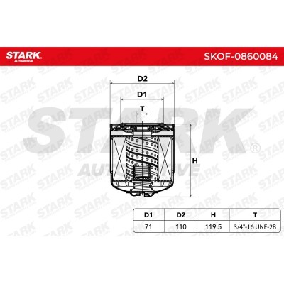 Filtr Oleju Stark SKOF-0860084 SKOF-0860084 - foto 5